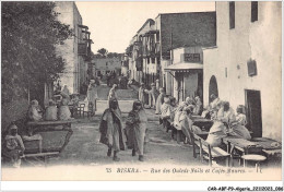 CAR-ABFP9-1005-ALGERIE - BISKRA - Rue Des Ouleds-nails Et Cafés Maures - Biskra