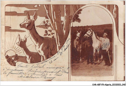 CAR-ABFP9-0983-ALGERIE - CONSTANTINE - Chevaux - CARTE PHOTO - Vendue En Etat - Constantine