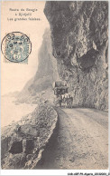 CAR-ABFP9-0962-ALGERIE - Route De Bougie A Djidjeli - Les Grandes Falaises - Dilligence - Autres & Non Classés