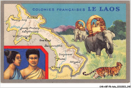 CAR-ABFP8-0954-LAOS - Colonies Francaises Le Laos - Laos
