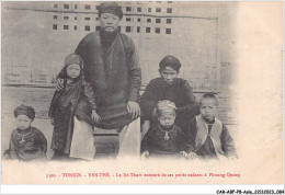 CAR-ABFP8-0876-VIET-NAM - TONKIN - YEN-THE - Le Dé-tham Entouré De Ses Petits Enfants A Phuong-quong - Vietnam