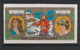 CENTRAFRICAINE - 1982 - Poste Aérienne PA N°YT. 263 - Princess Diana - Non Dentelé / Imperf. - Neuf Luxe ** / MNH - Central African Republic