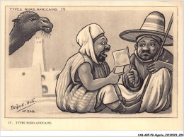 CAR-ABFP9-1074-ALGERIE - Types Nord-africains - Scenes