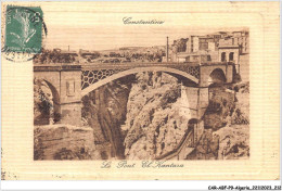 CAR-ABFP9-1068-ALGERIE - CONSTANTINE - Le Pont El Kantara - Constantine