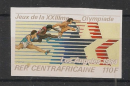 CENTRAFRICAINE - 1982 - N°YT. 555 - Olympics - Non Dentelé / Imperf. - Neuf Luxe ** / MNH - Central African Republic