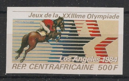 CENTRAFRICAINE - 1982 - Poste Aérienne PA N°YT. 267 - Olympics - Non Dentelé / Imperf. - Neuf Luxe ** / MNH - Central African Republic