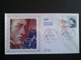 Enveloppe Premier Jour FDC De France : Chopin 1999 - 1990-1999