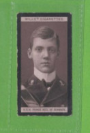 91 HRH PRINCE AXEL OF DENMARK  - Wills Cigarette Card - Portraits Of European Royalty 1908 - Wills