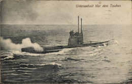 CPA Deutsches Unterseeboot, U-Boot Klar Zum Tauchen, Kaiserliche Marine - Other & Unclassified