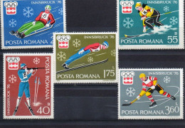 Roumanie 1976 Jeux Olympiques D' Innsbruck - Nuevos