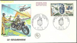 France 1970 Mi 1695 FDC  (FDC ZE1 FRN1695a) - Motos