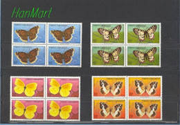 Turkey 1988 Mi 2833-2836 MNH  (ZE2 TRKvie2833-2836) - Papillons