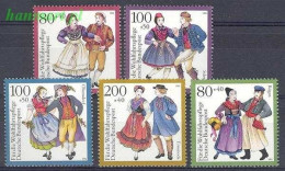 Germany, Federal Republic 1993 Mi 1696-1700 MNH  (ZE5 GRM1696-1700) - Autres