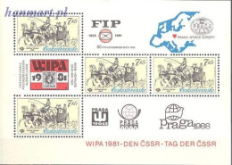 Czechoslovakia 1981 Mi Block 44 MNH  (ZE4 CSKbl44) - Diligences