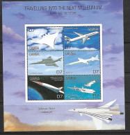 GAMBIE 2000 AVIONS DU FUTUR YVERT N°3336/3342 NEUF MNH** - Avions