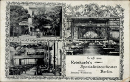 CPA Berlin Kreuzberg ?, Reinhardt's Spezialitätentheater, Innenansicht - Autres & Non Classés