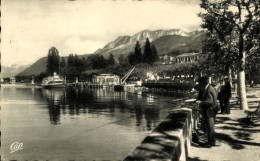 CPA Évian Les Bains Haute Savoie, Seeufer, Quai Baron De Blonay, Angler - Andere & Zonder Classificatie