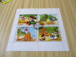 Sharjah - Bloc 4 Timbres Disney 1972, Oblitéré.N°12. - Sharjah