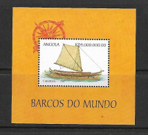 ANGOLA 1999 BATEAUX YVERT N°B62 NEUF MNH** - Ships