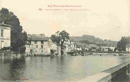 09 - Saint Girons - Vue Générale Des Quais - CPA - Voir Scans Recto-Verso - Saint Girons