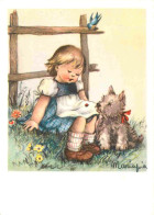 Enfants - Illustration - Dessin - Mariapia - Chiens - Carte Dentelée - CPM - Carte Neuve - Voir Scans Recto-Verso - Dibujos De Niños