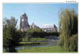 17 - Saintes - La Cathédrale Saint-Pierre Et Les Bords De La Charente - CPM - Carte Neuve - Voir Scans Recto-Verso - Saintes