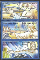 Brazil Brasil Brasilien 2000 Christmas Jesus Christ Michel No. 3115-20 MNH Postfr.neuf ** Se-tenant - Neufs