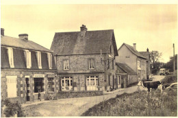 50 - Belval - Quartier De La Gare. Photo Sous Verre Format 21x29cm (boucherie, Boulangerie, Café...) - Otros & Sin Clasificación