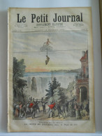 Le Petit Journal N°64 -13 Février 1892 - Le Havre Scaphandrier Epave - Theatre De La Gaité - Chute Du Niagara -Funambule - Le Petit Journal