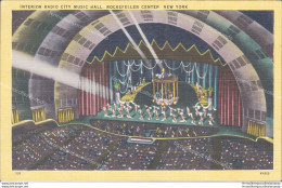 Ao282 Cartolina New York Interior Radio City Musica Hall - Other & Unclassified