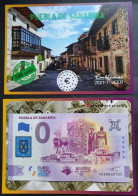 BILLETE 0 Euro Souvenir 0 € ESPAÑA: VEER 2020-1 PUEBLA DE SANABRIA Sello Escudo + Tarjeta - Andere & Zonder Classificatie