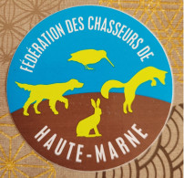 Autocollant Chasse ,federations Chasseurs 80 - Stickers