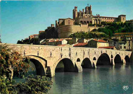 34 - Béziers - Vue Panoramique Sur La Cathédrale St Nazaire Dominant Le Pont Et L'Orb - CPM - Voir Scans Recto-Verso - Beziers