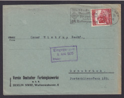 Deutsches Reich Brief Berlin SST N.S. Kulturgemeinde Osnabrück - Covers & Documents