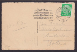 Deutsches Reich Ansichtskarte Berlin Charlottenburg SST Lebensbaum Germanischen - Covers & Documents