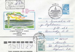 Postzegels > Thema's > Olympische Spelen > Aangetekende Brief Olympische Arena (19807) - Estate 1980: Mosca