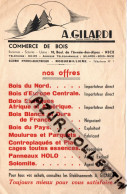 NICE . COMMERCE DE BOIS GILARDI - Advertising