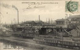 CPA Montceau Les Mines Saône Et Loire, Der Hafen, Verladung Per Bahn - Other & Unclassified