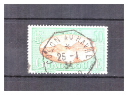 GUADELOUPE   .  N° 110   . 50 C  OBLITERATION   CENTRALE   . SUPERBE . - Used Stamps