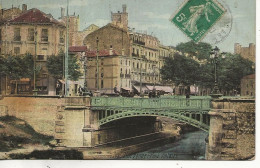 18 - Vierzon - Pont Voltaire    ** CPA Animée, Colorisée ** - Vierzon