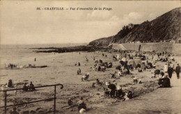 CPA Granville Manche, Vue D'ensemble De La Plage - Otros & Sin Clasificación