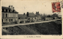 CPA Le Guetin Cher, Straße, Häuser - Autres & Non Classés