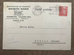 Manufacture De Chapeaux MAISON MARX Courrier - Historische Documenten