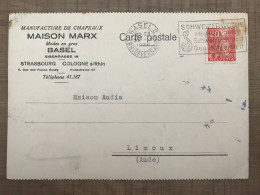 Manufacture De Chapeaux MAISON MARX Courrier - Historical Documents