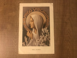 VIRGO VIRGINUM - Devotieprenten