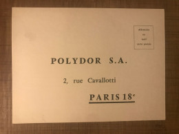 POLYDOR S.A. 2 Rue Cavallotti PARIS 18e BON - Andere & Zonder Classificatie