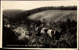 CPA Alexisbad Harzgerode In Saxe Anhalt, Bahnhof, Hotel Försterling - Other & Unclassified