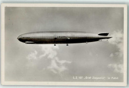 13189391 - LZ 127 Graf Zeppelin In Fahrt  Verlag Weber Stuttgart Nr. 0551 - Dirigeables