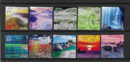 Japan 2021 Landscapes Y.T. 10784/10793 (0) - Used Stamps