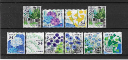 Japan 2021  Daily Life Flowers Y.T. 10470/10479 (0) - Used Stamps